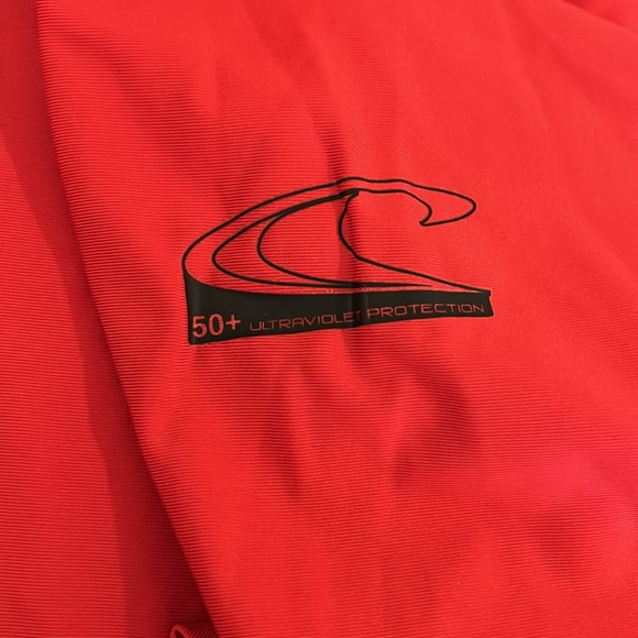Boy’s O’Neill Rash guard Long Sleeve UPF 50 Red New w Tags - Picture 10 of 10
